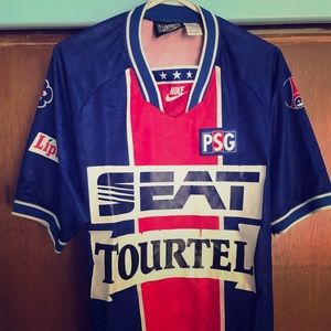 Vintage PSG soccer jersey (season 1994-95)